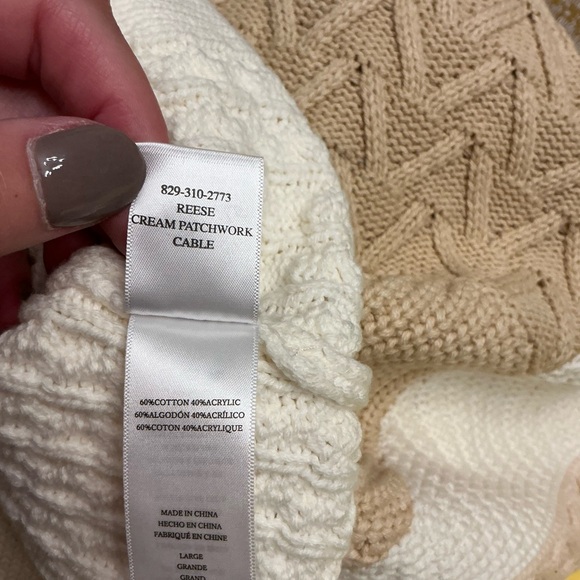 NWT Rails Reese patchwork cardigan sweater sz large - Picture 7 of 7